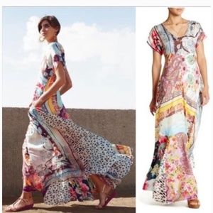 Johnny Was Silk Maxi Dress